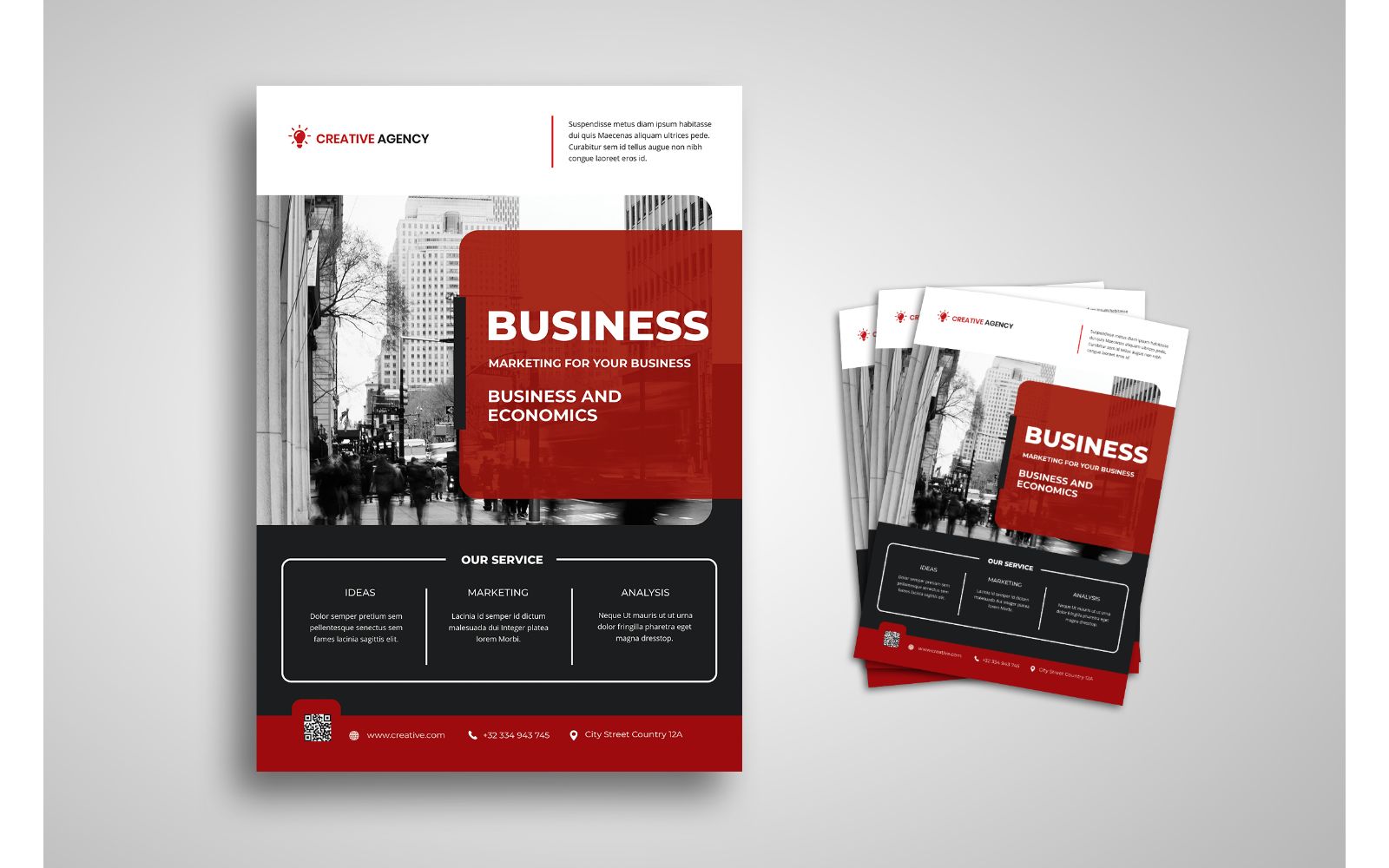 Flyer  Business and Economics - Corporate Identity Template