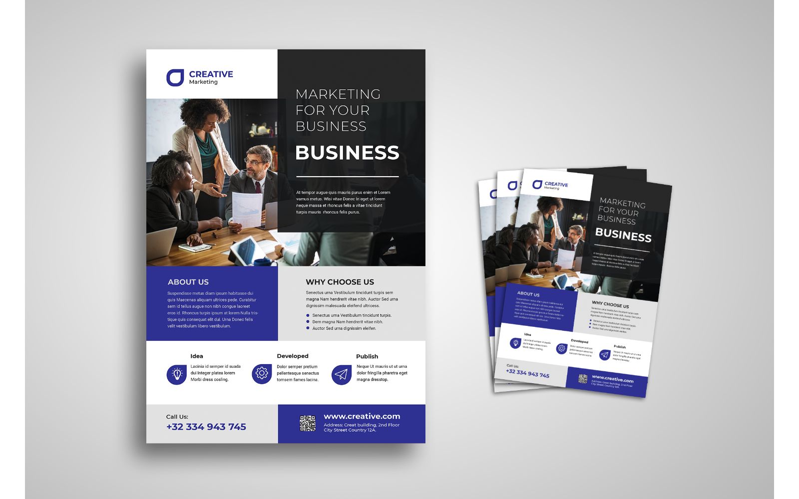 Flyer  Marketing Business - Corporate Identity Template