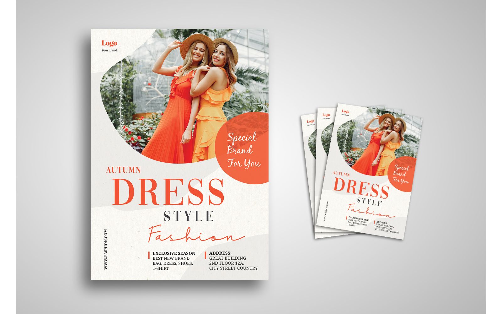 Flyer  Dress Style - Corporate Identity Template