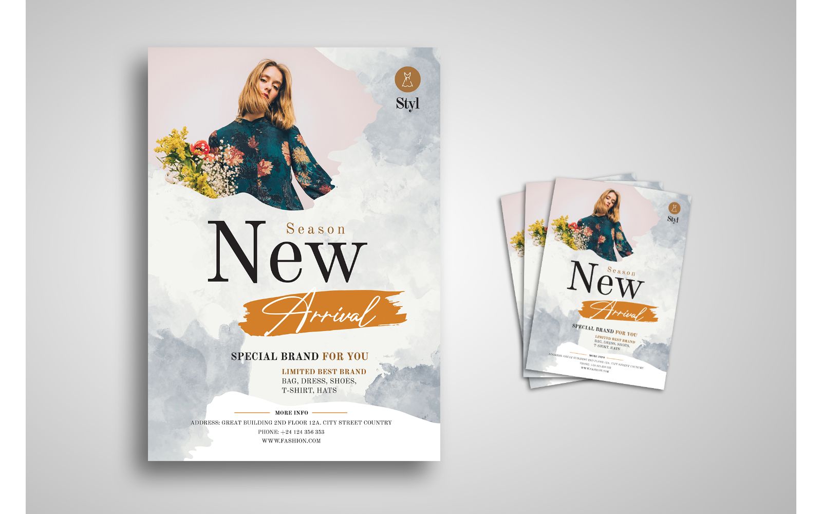 Flyer  Season New Arrival - Corporate Identity Template