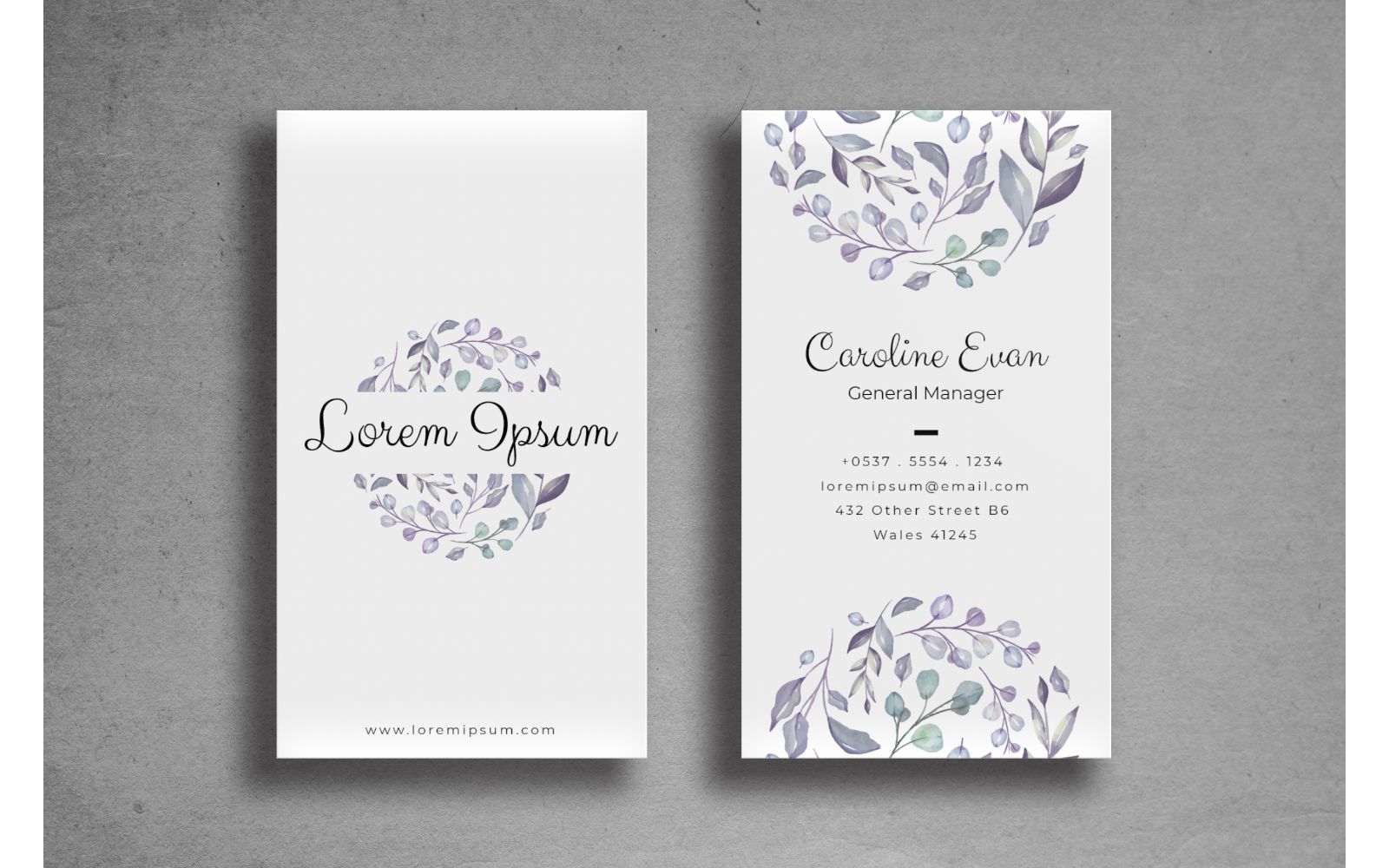 Business Card Lorem Ipsum - Corporate Identity Template