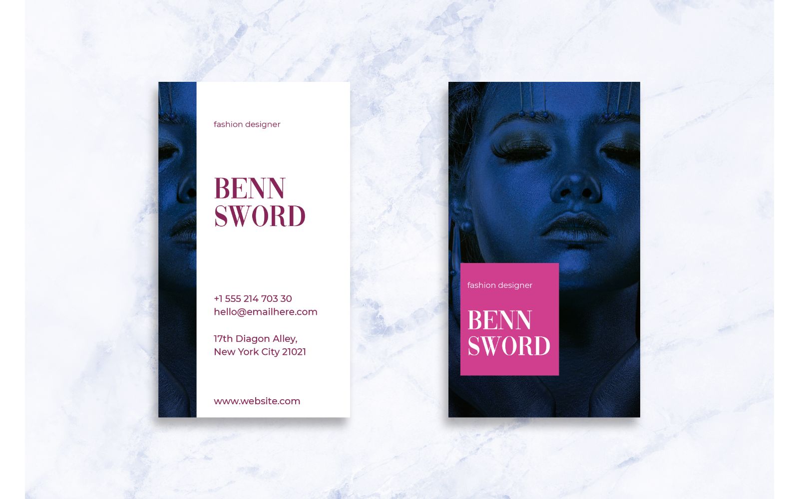 Business Card Benn Sword - Corporate Identity Template