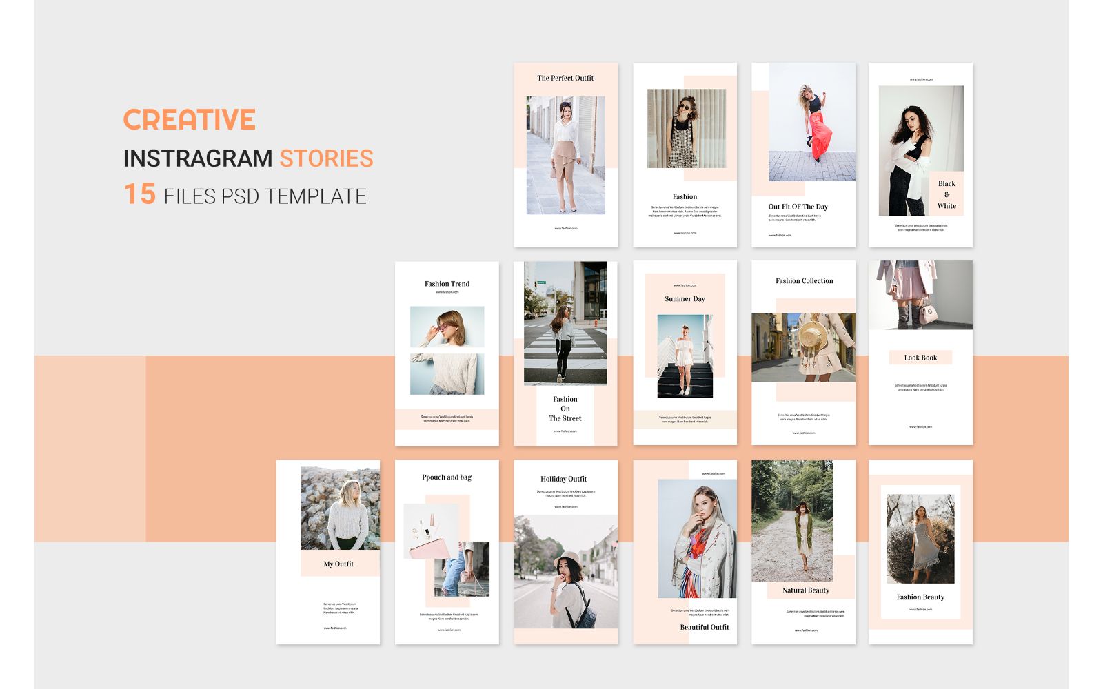 Instagram  Fashion - Corporate Identity Template