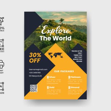 Flyertravel Agencytravel Corporate Identity 153150