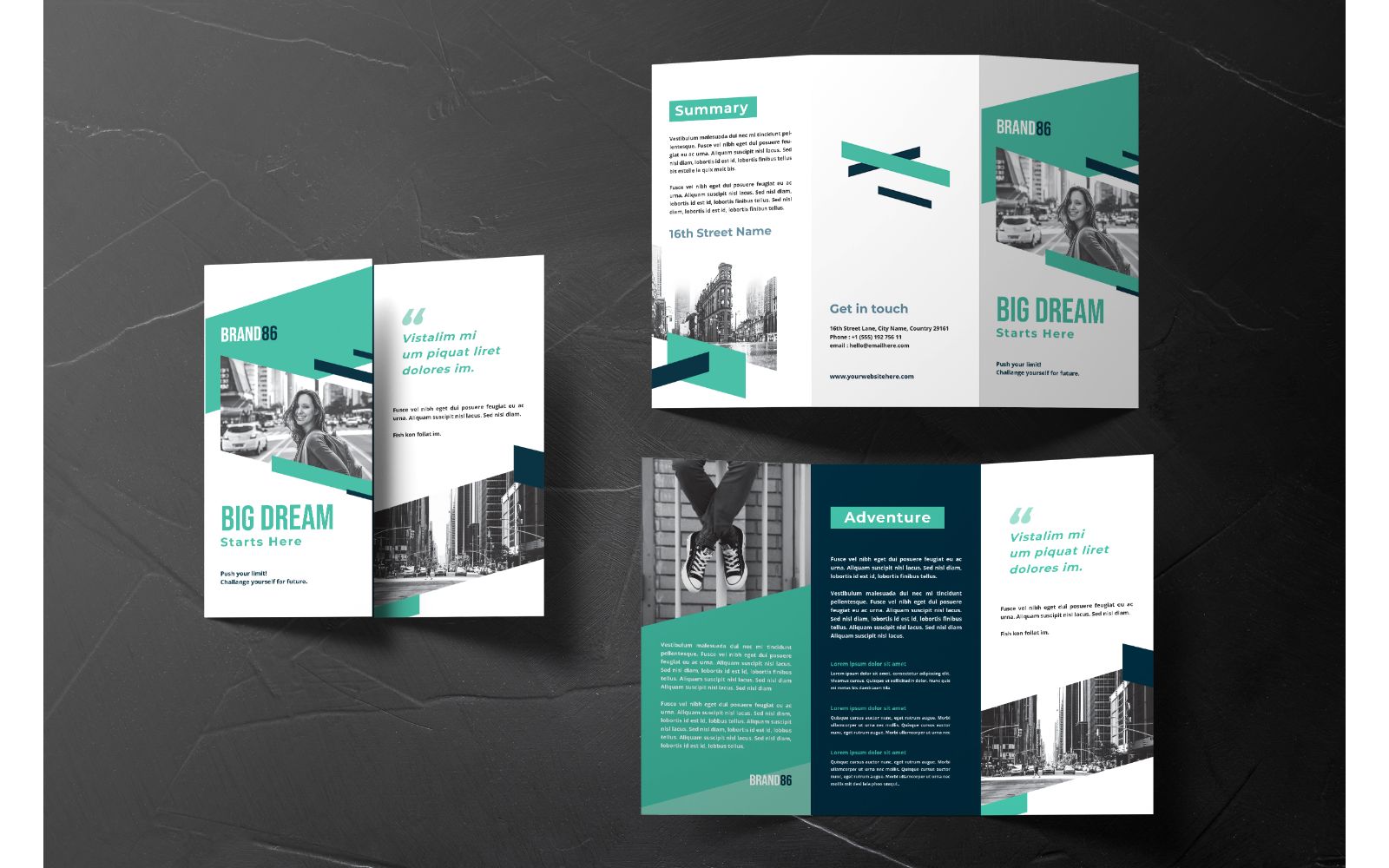 Trifold Big Dream - Corporate Identity Template