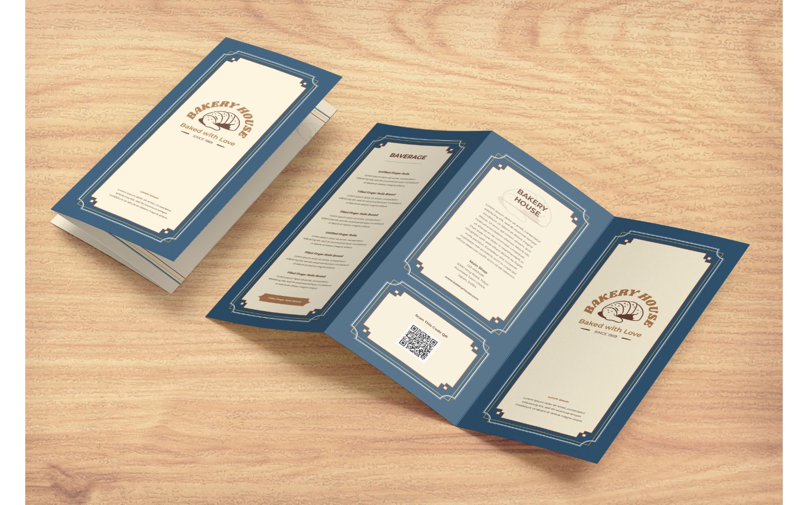 Trifold Bakery House - Corporate Identity Template