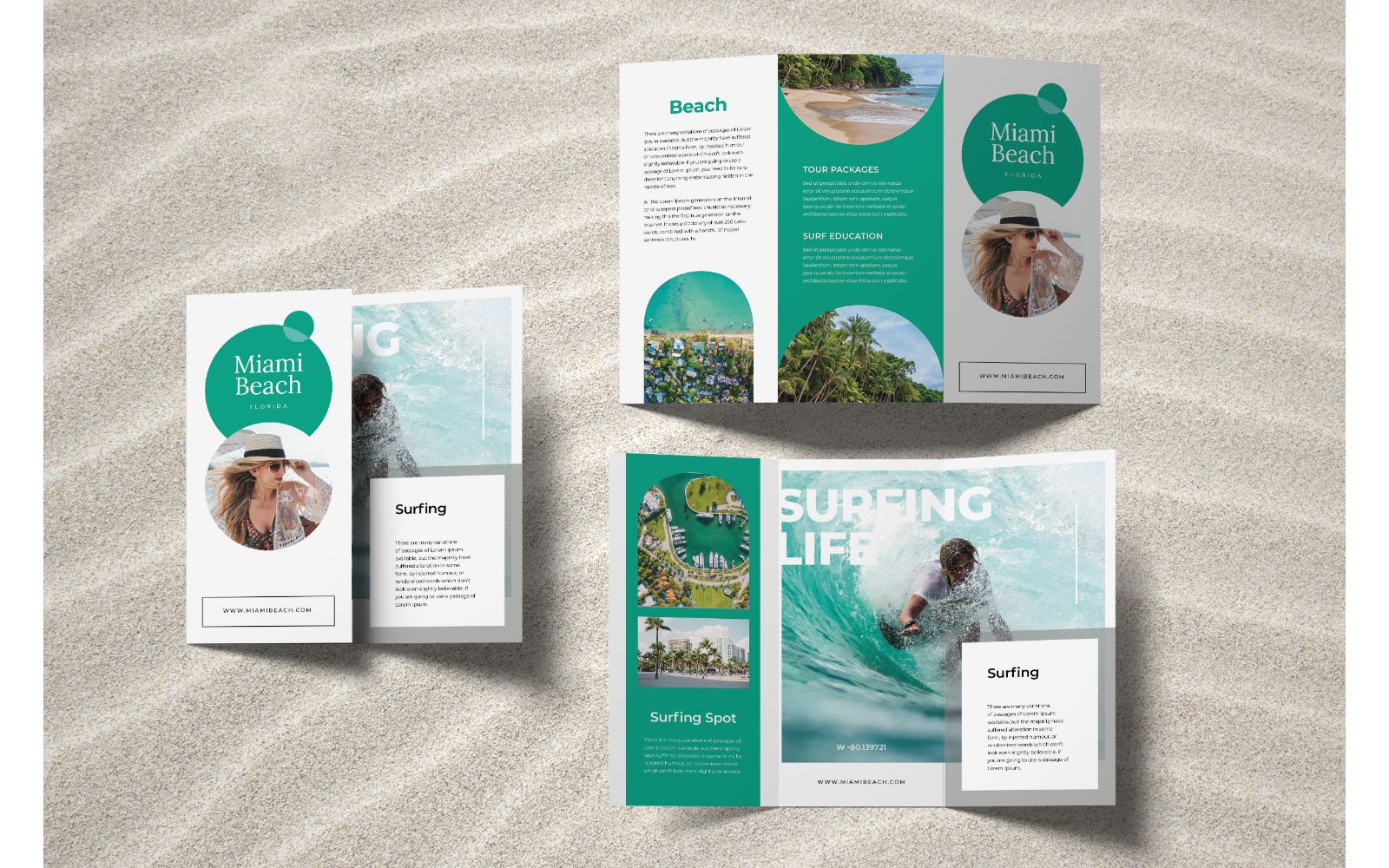 Trifold Miami Beach - Corporate Identity Template