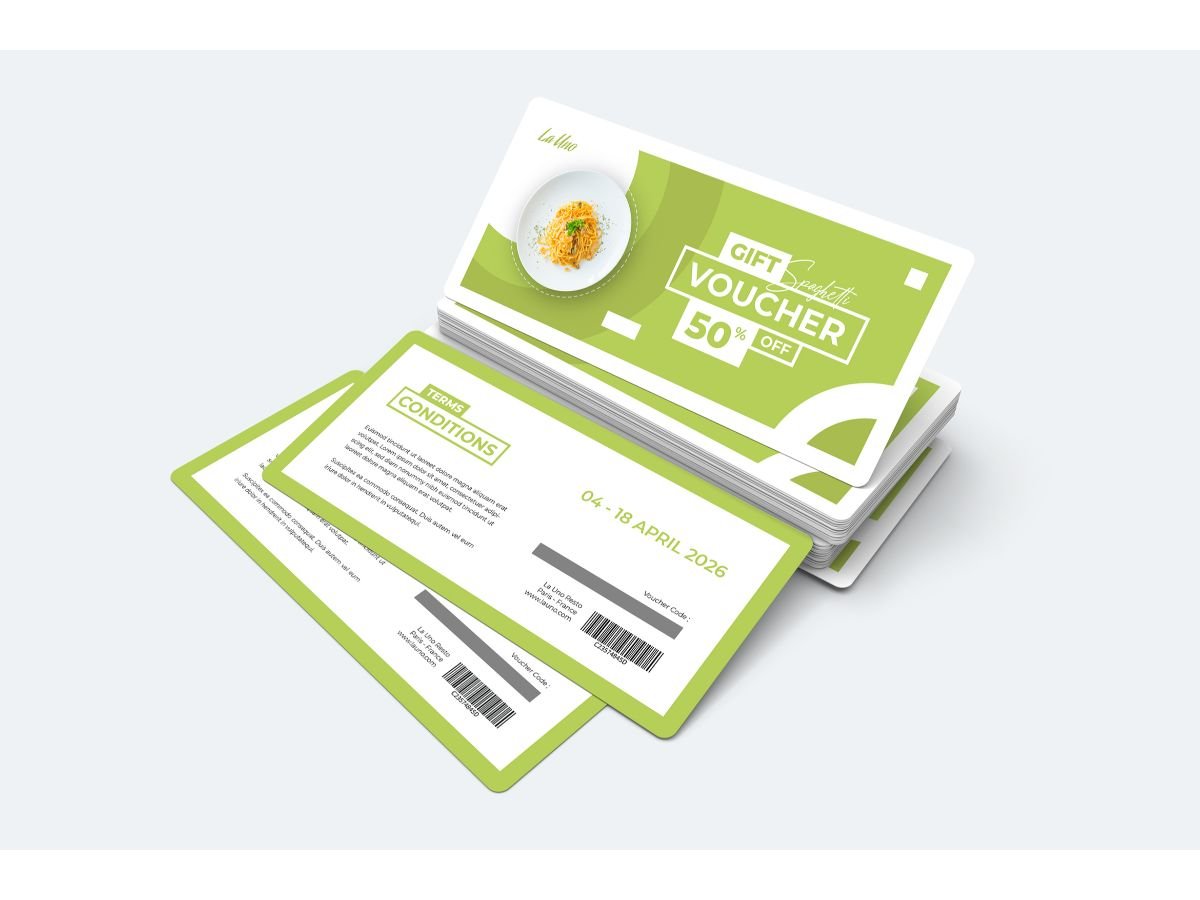 Voucher  La Uno Presto - Corporate Identity Template