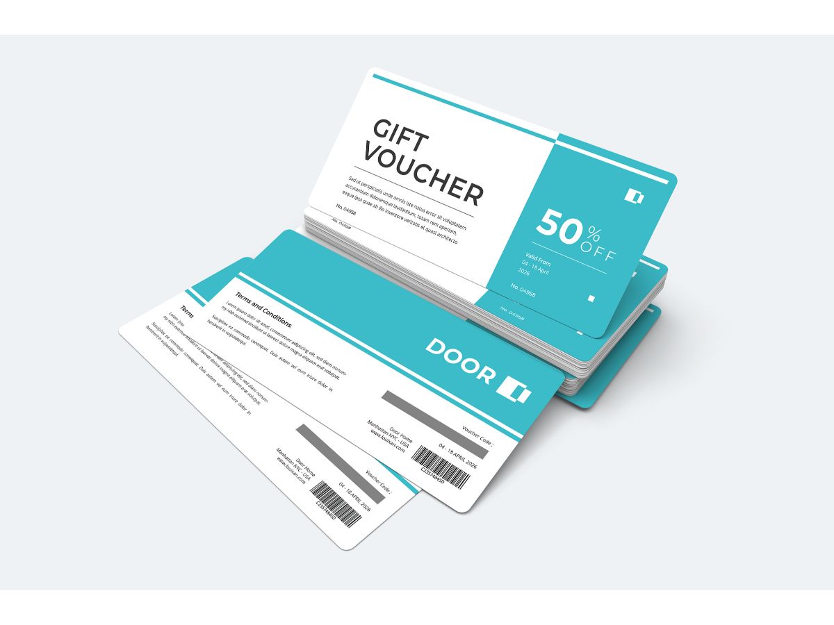 Voucher  Door Home - Corporate Identity Template