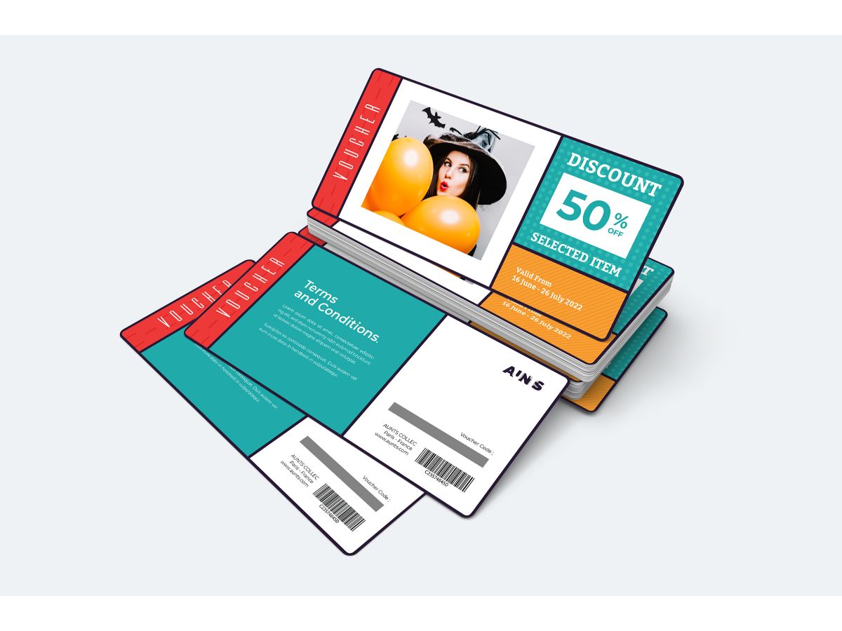 Voucher  Aunts Collec - Corporate Identity Template