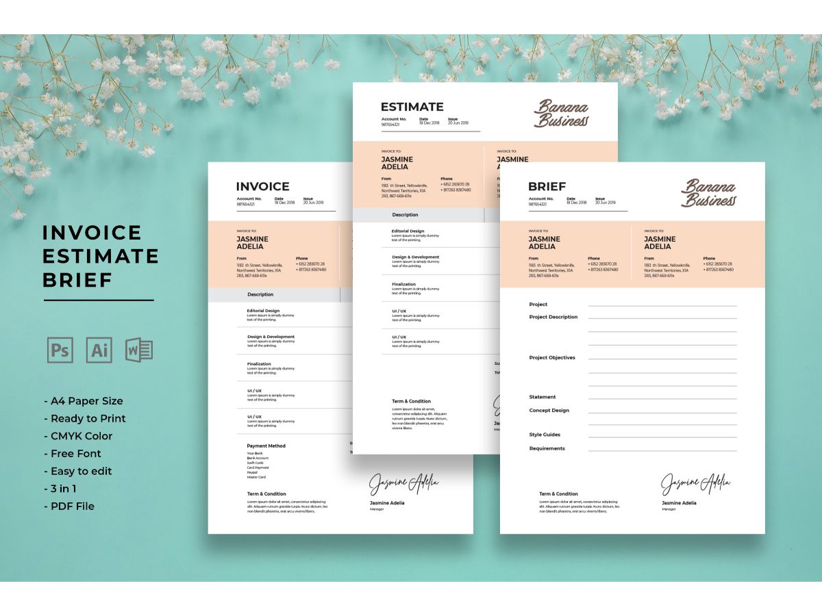 Invoice Banana Business - Corporate Identity Template