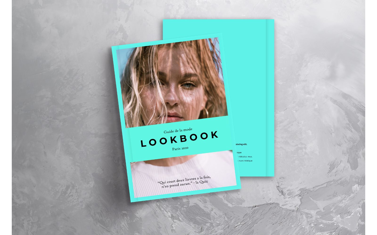 Lookbook  Guide de la mode - Corporate Identity Template