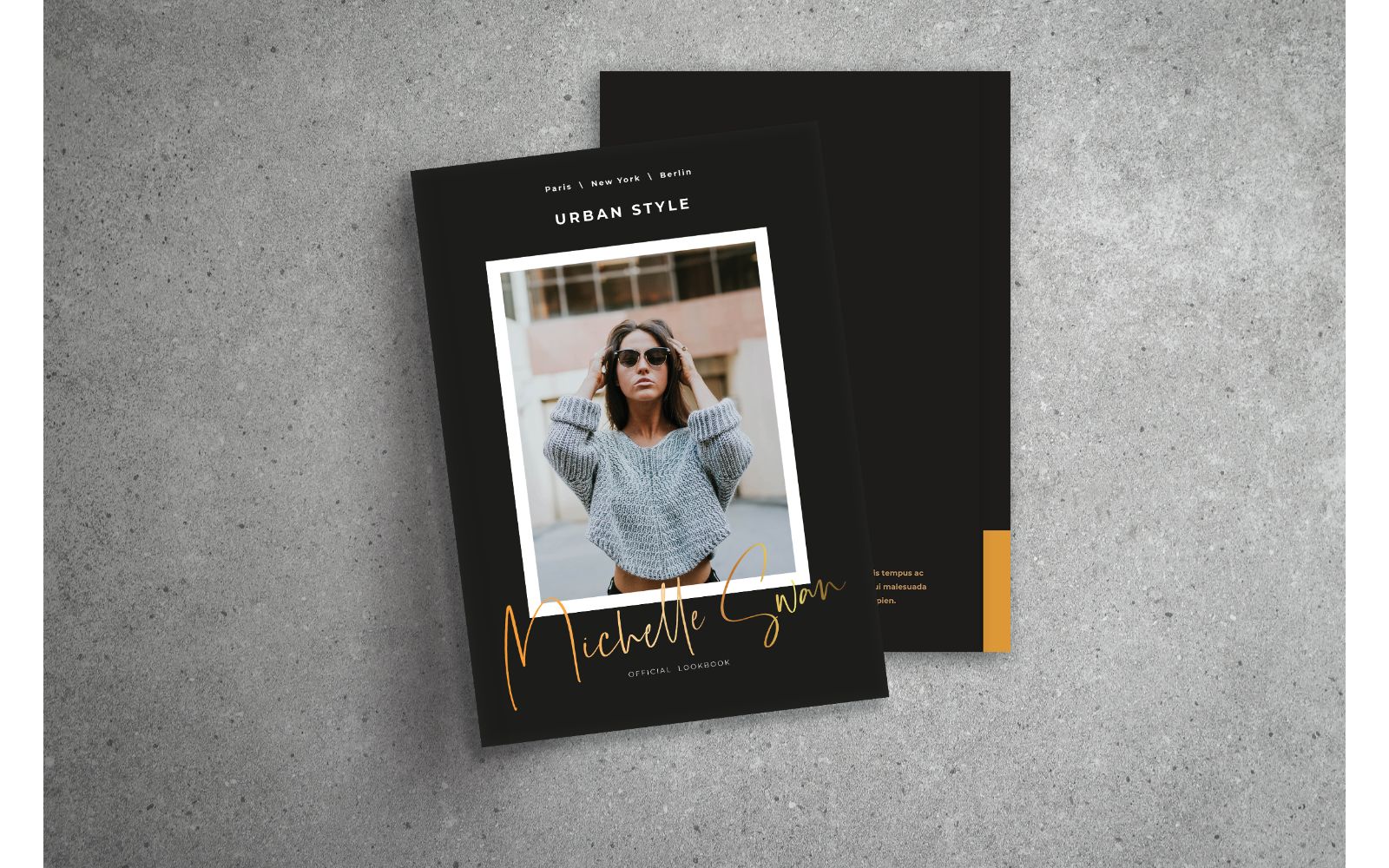 Lookbook  Michelle Swan - Corporate Identity Template