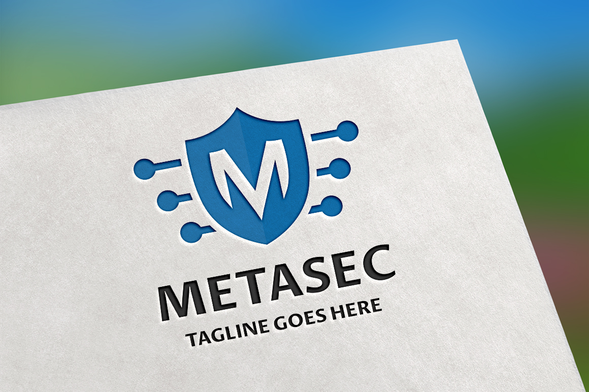 MetaSec (Letter M) Logo Template