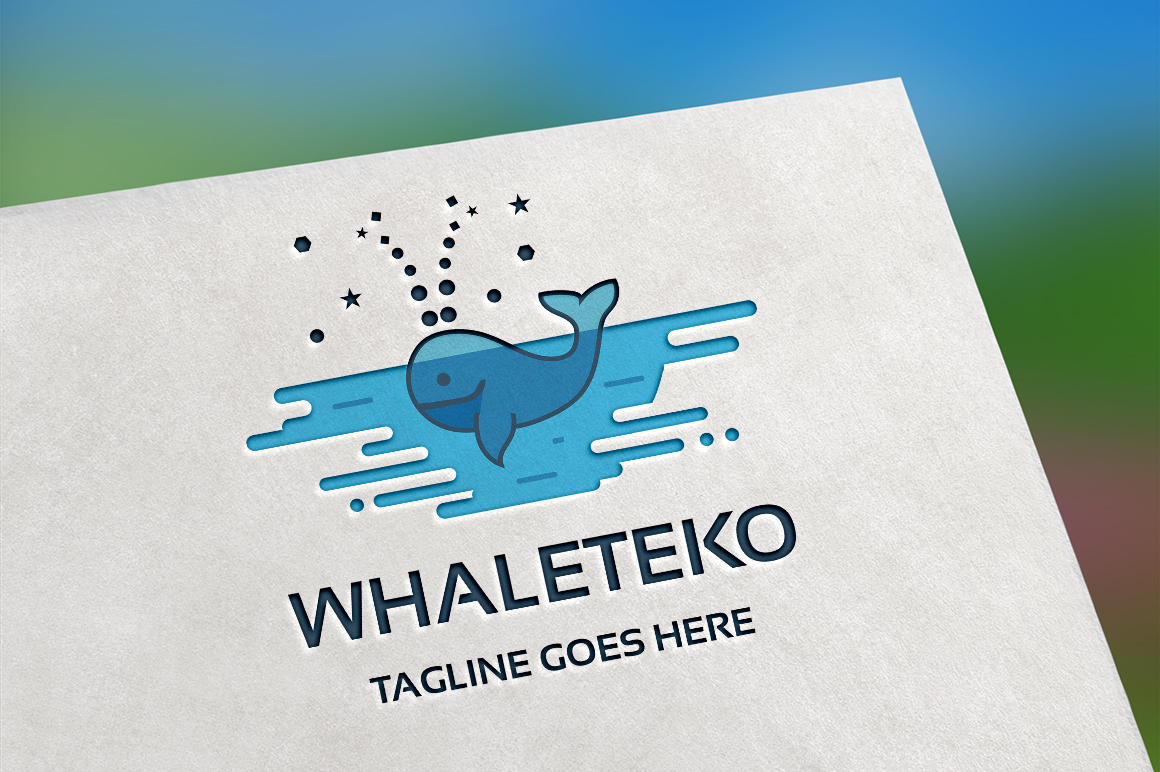 Whaleteko Logo Template