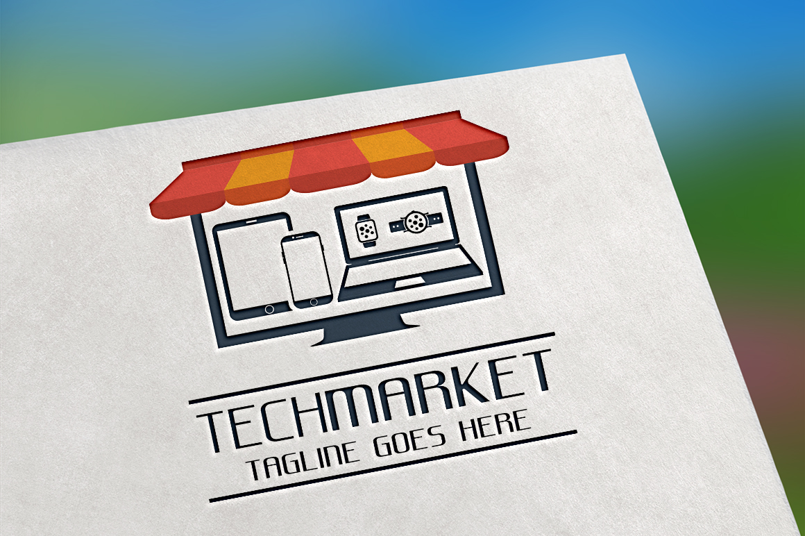 Tech Market Logo Template