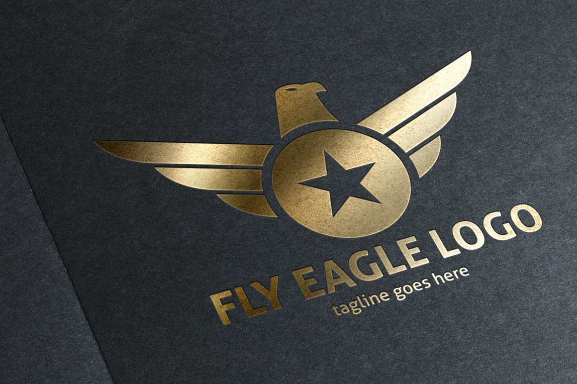 Fly Eagle Logo Template