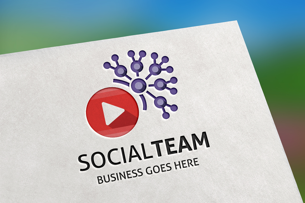 Social Team Logo Template