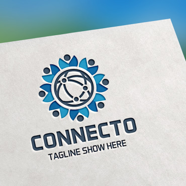 Company Connect Logo Templates 153770