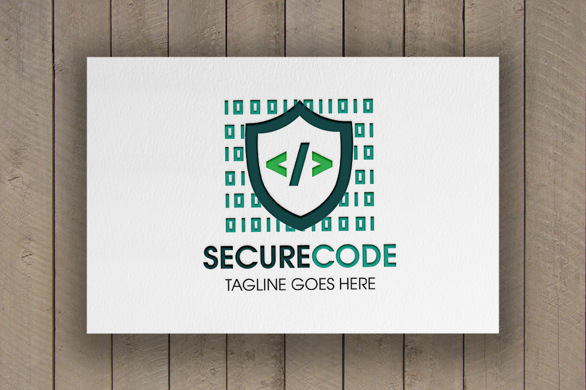 Secure Code Logo Template