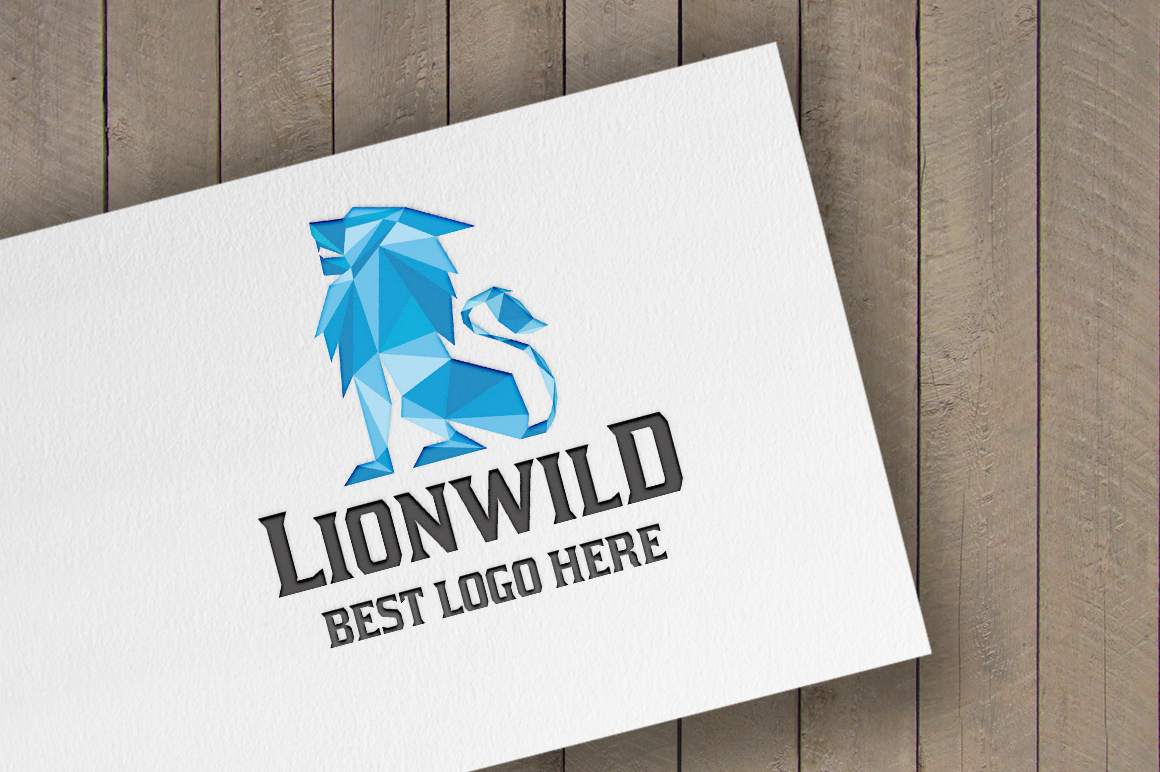 Lion Wild Logo Template