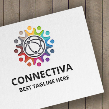 Connection Globe Logo Templates 153836