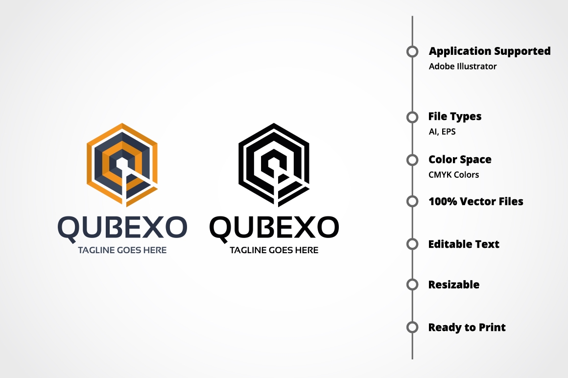 Letter Q - Qubexo Logo Template