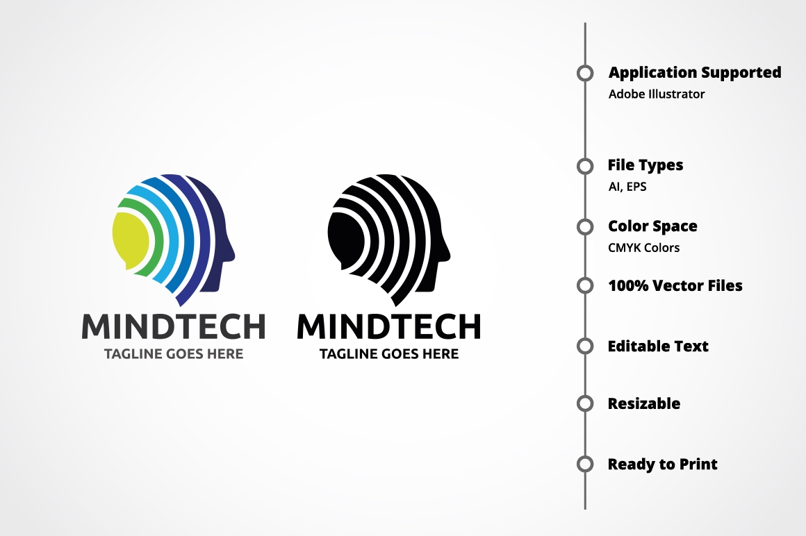 Mindtech Logo Template