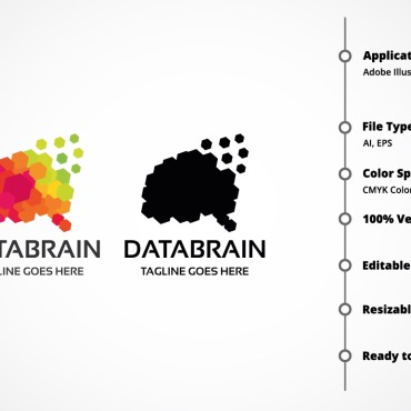 Brain Brainstorm Logo Templates 153987