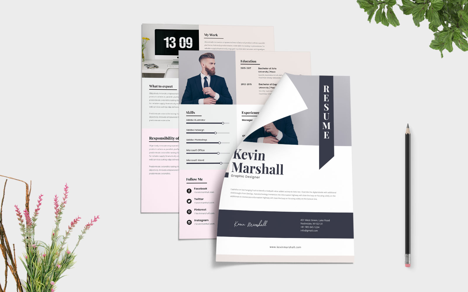 Professional CV Resume Template