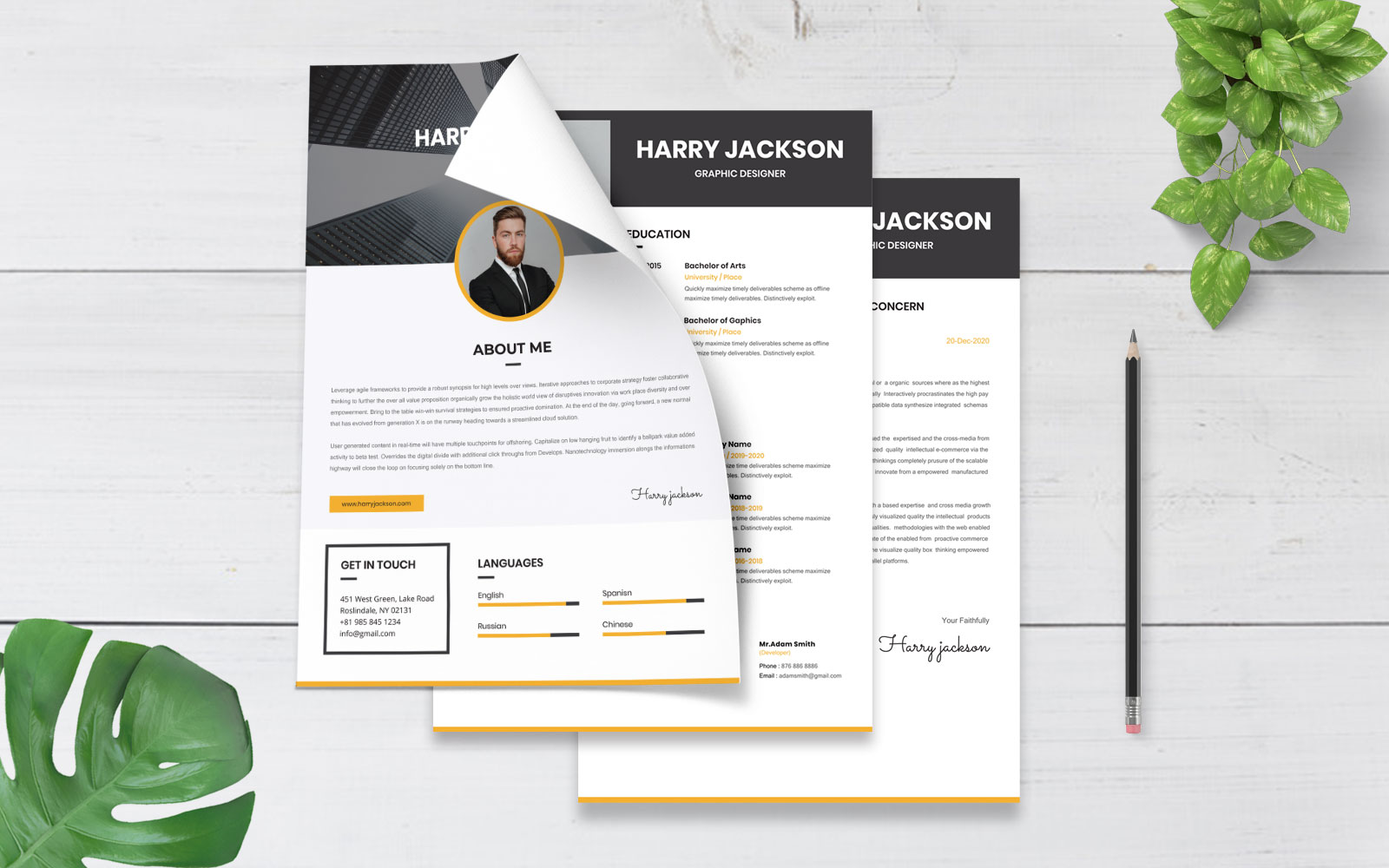 Minimal CV Resume Template