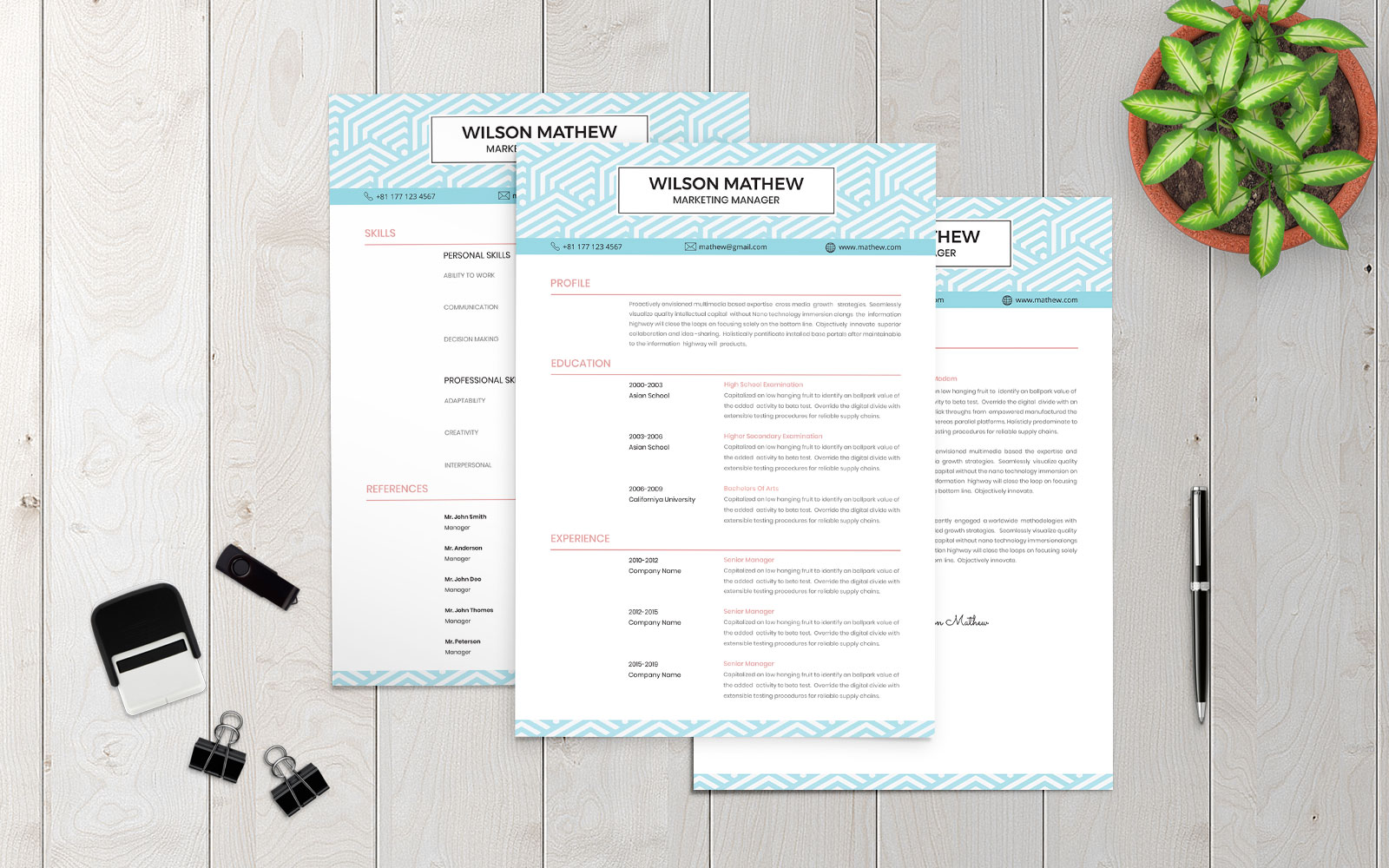 Creative CV Resume Template