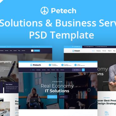 Solutions Business Responsive Website Templates 154094