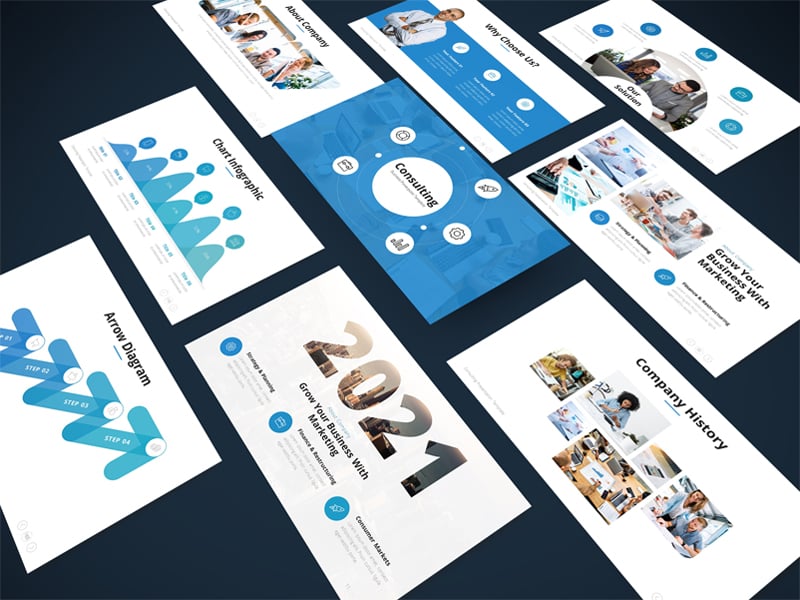 Consulting - Business PowerPoint template