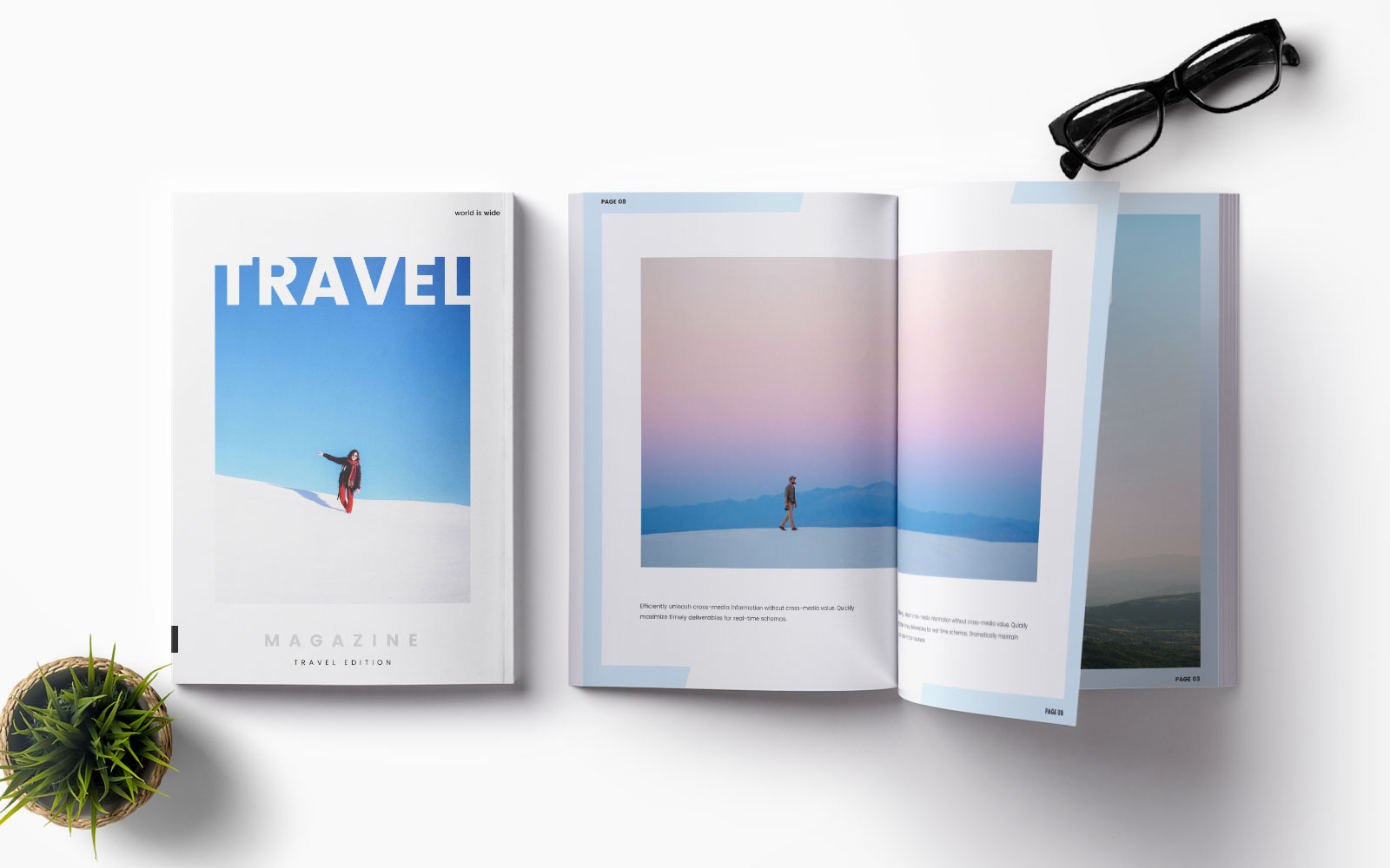 Travel Magazine - Corporate Identity Template