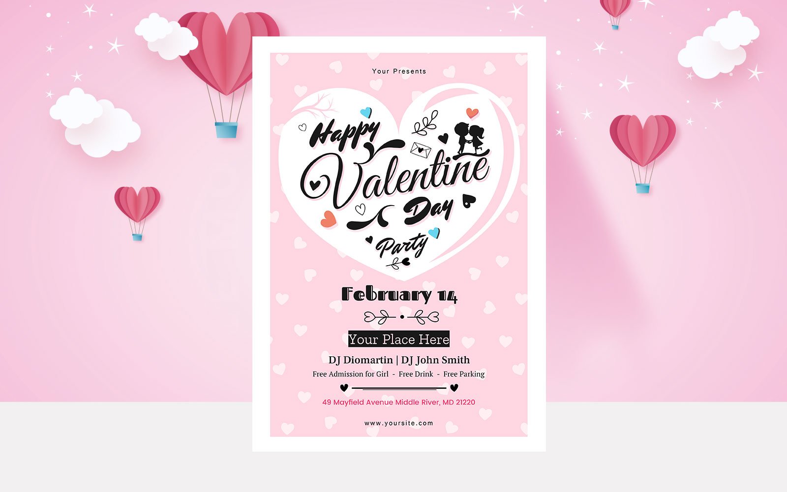 Valentines Day Flyer - Corporate Identity Template