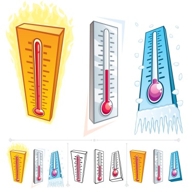 Temperature Weather Illustrations Templates 154339