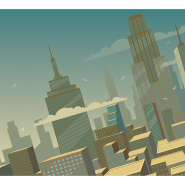 Cityscape Skyline Illustrations Templates 154348