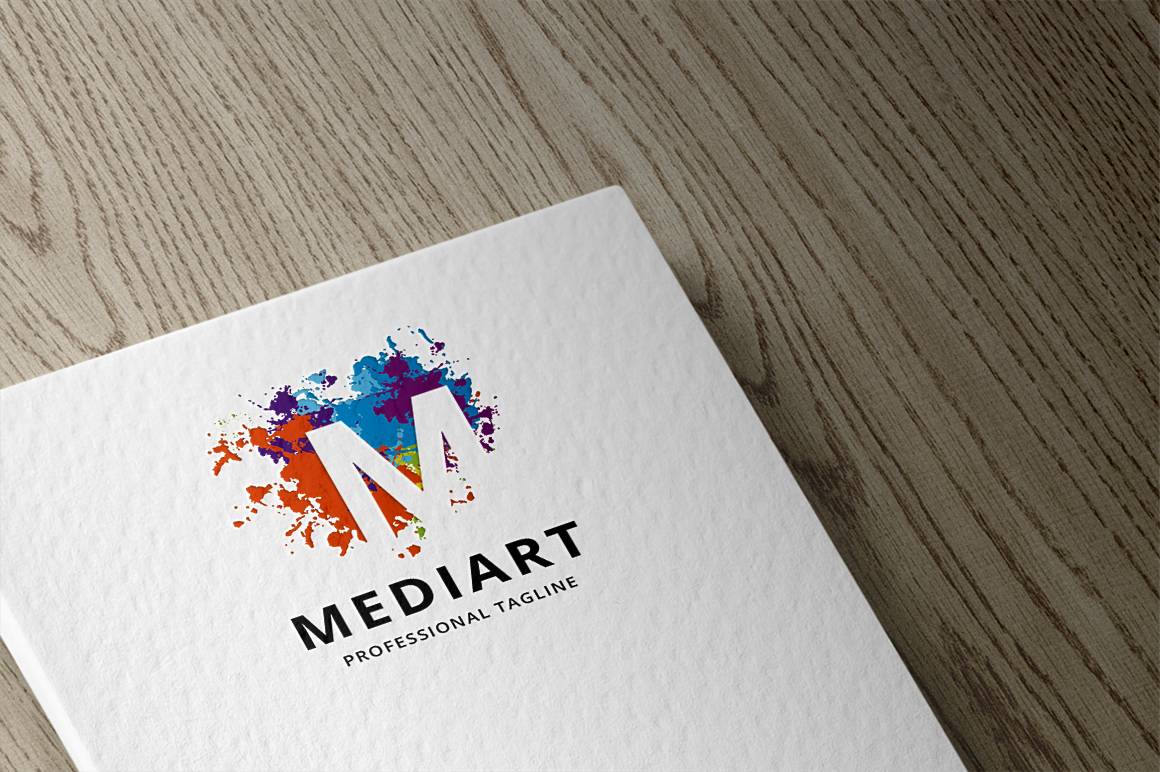 Mediart Letter M Logo Template