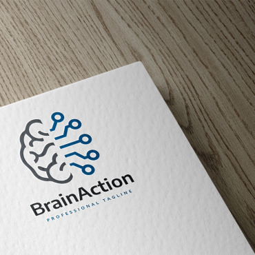 Brain Connect Logo Templates 154477