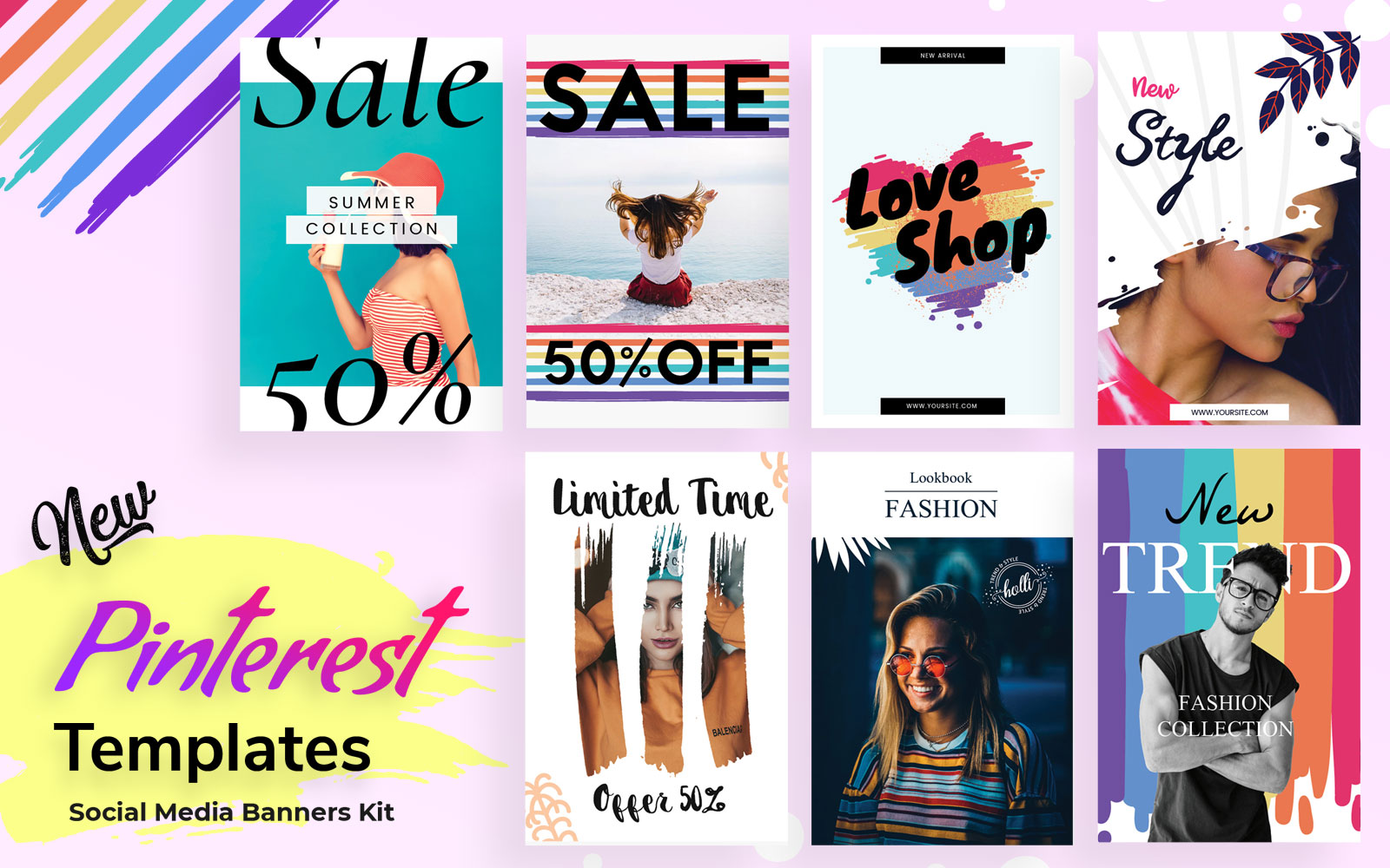 Pinterest Fashion Post Social Media Template