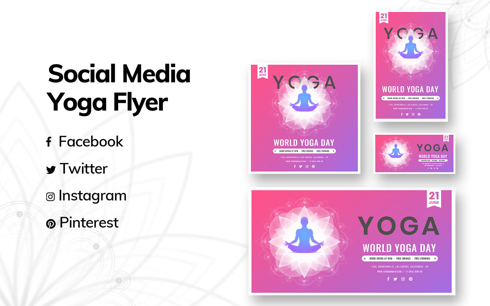 Yoga Social Media Template