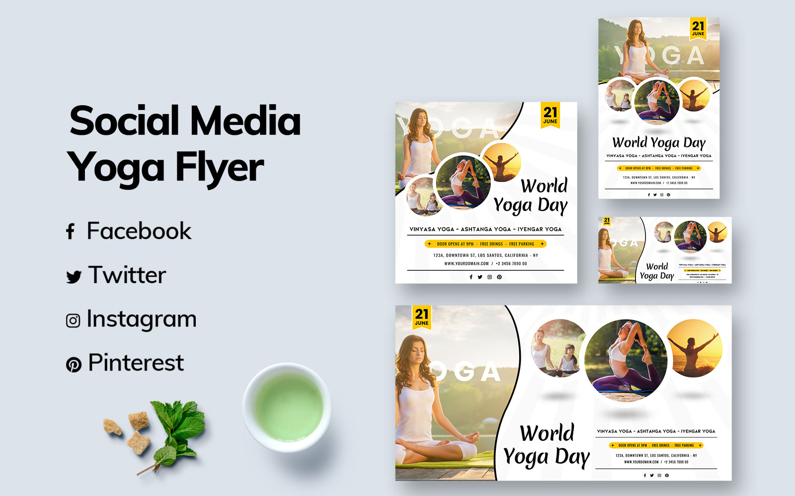 Yoga Social Media Template