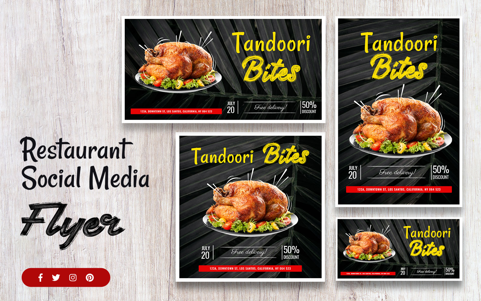 Restaurant Social Media Template