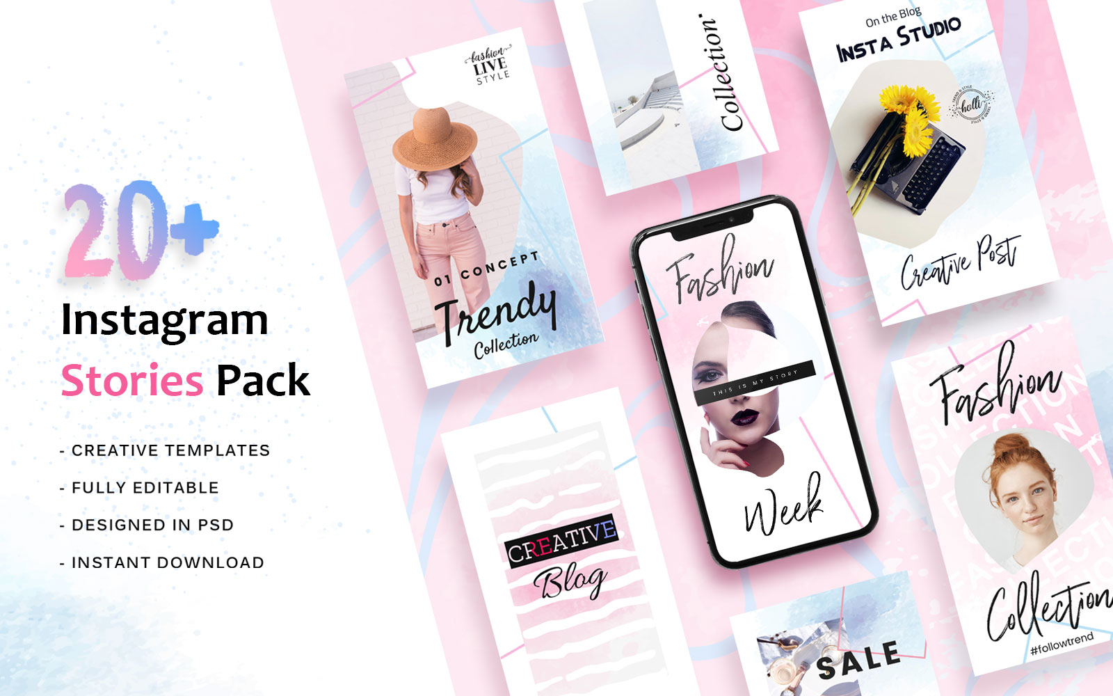 Instagram Stories Social Media Template