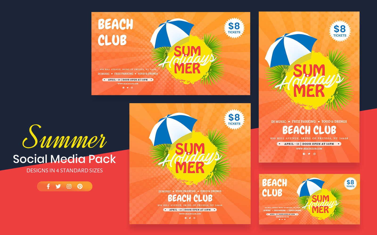 Summer Social Media Template