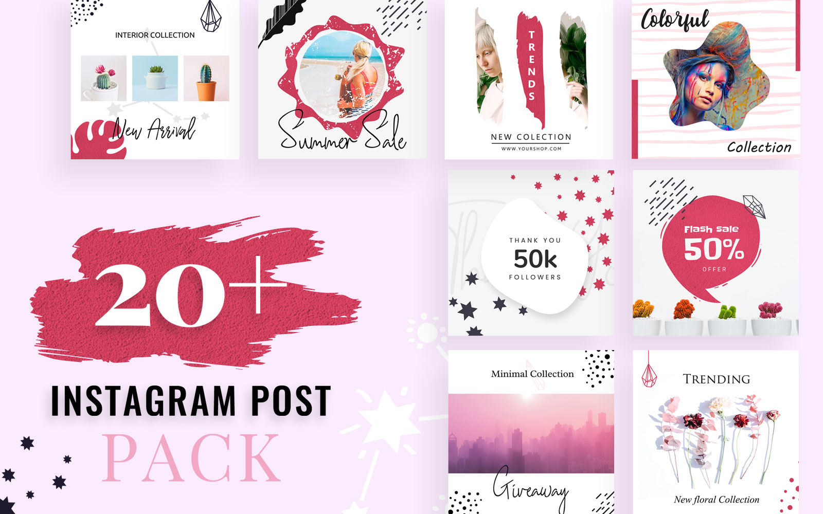 Creative Instagram Post Social Media Template