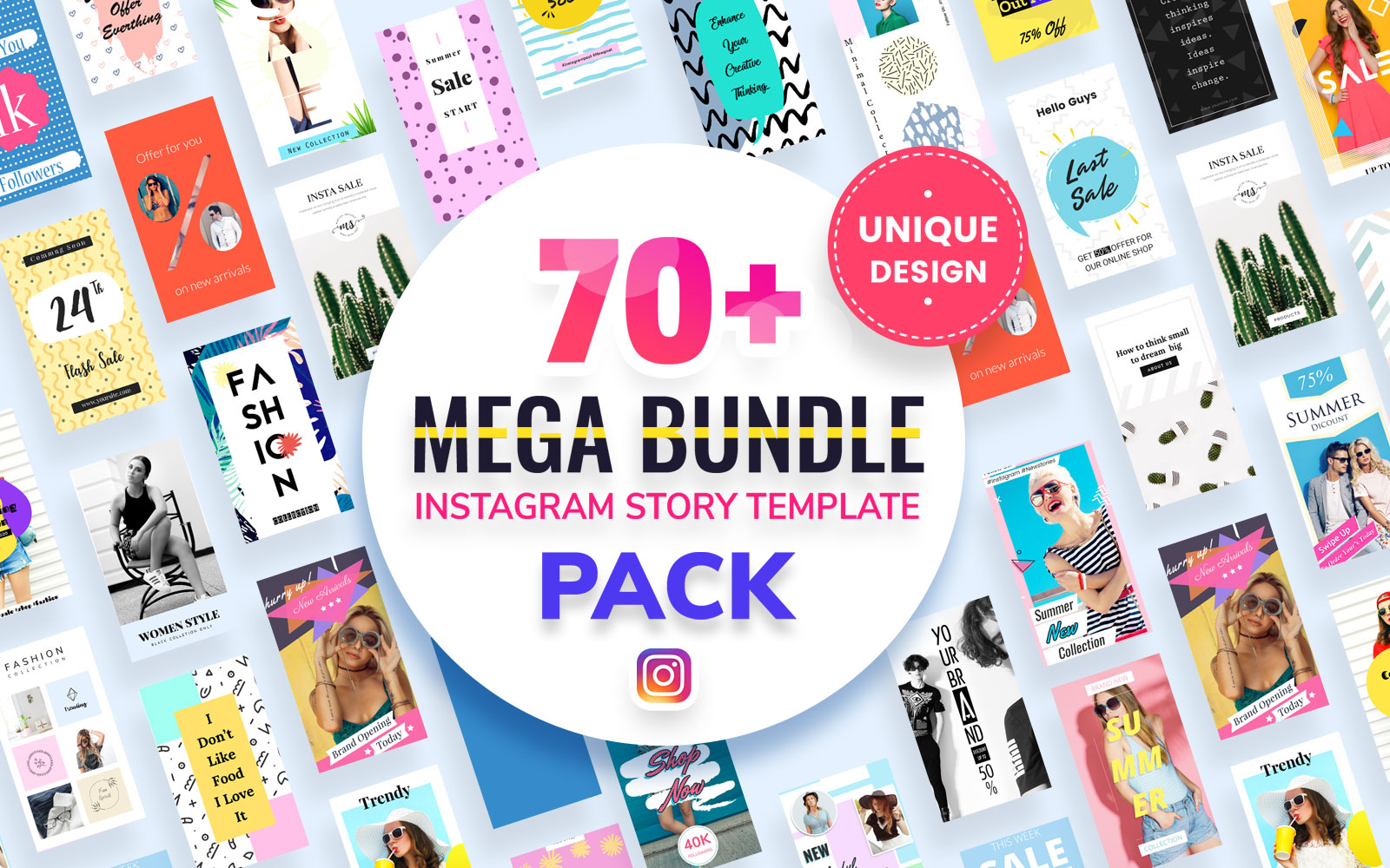 Instagram Stories Mega Bundle Social Media Template