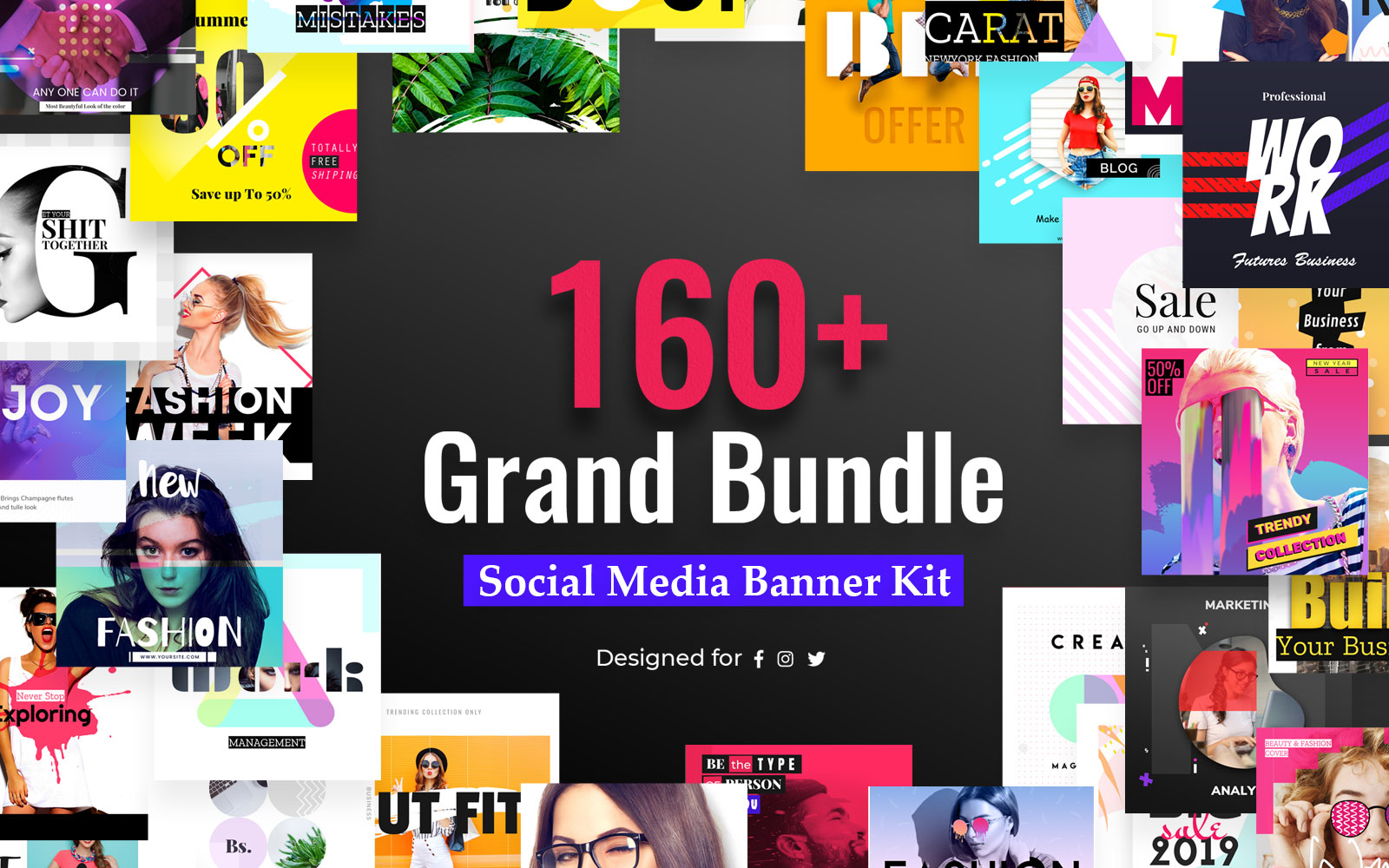 Banners Grand Bundle Social Media Template