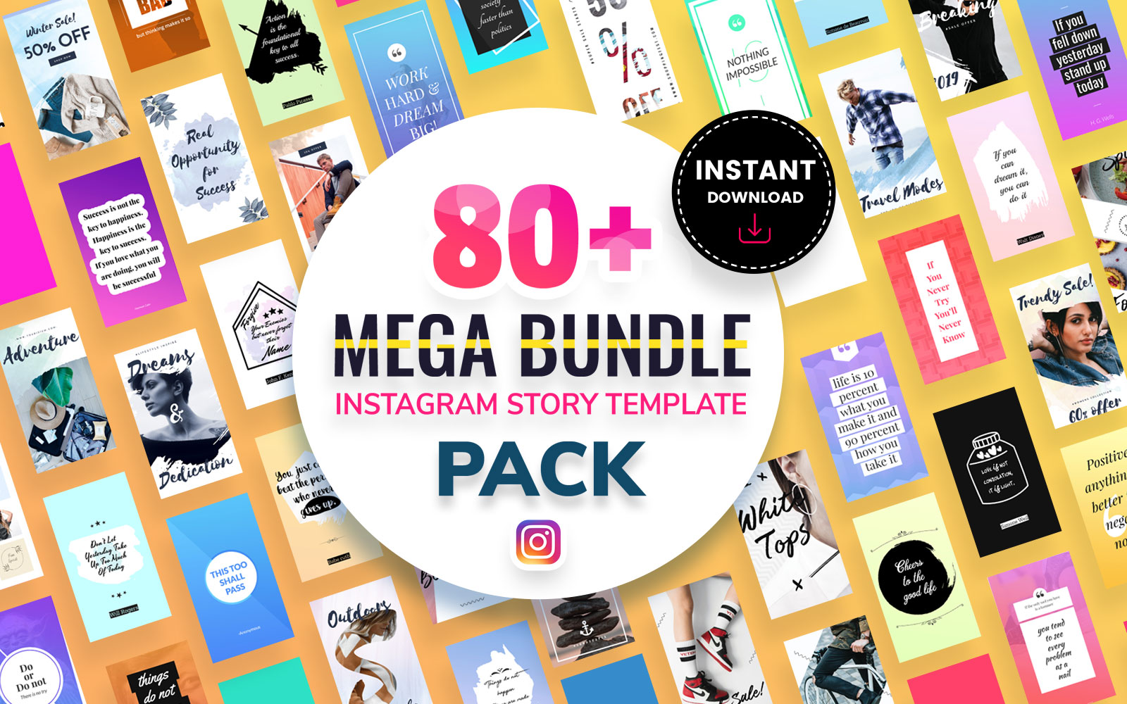 Mega Bundle Instagram Stories Social Media Template